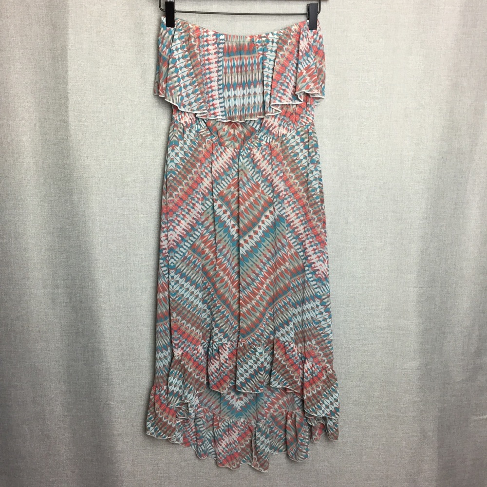 American Rag/ High Lo Strapless Dress Size M